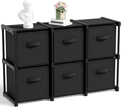 Briwooody 6 Cube Storage Organizer Bins by Briwooody