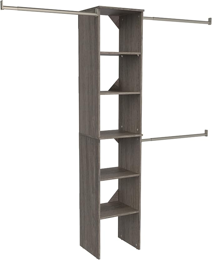 ClosetMaid SuiteSymphony Wood Closet Organizer Starter Kit by ClosetMaid