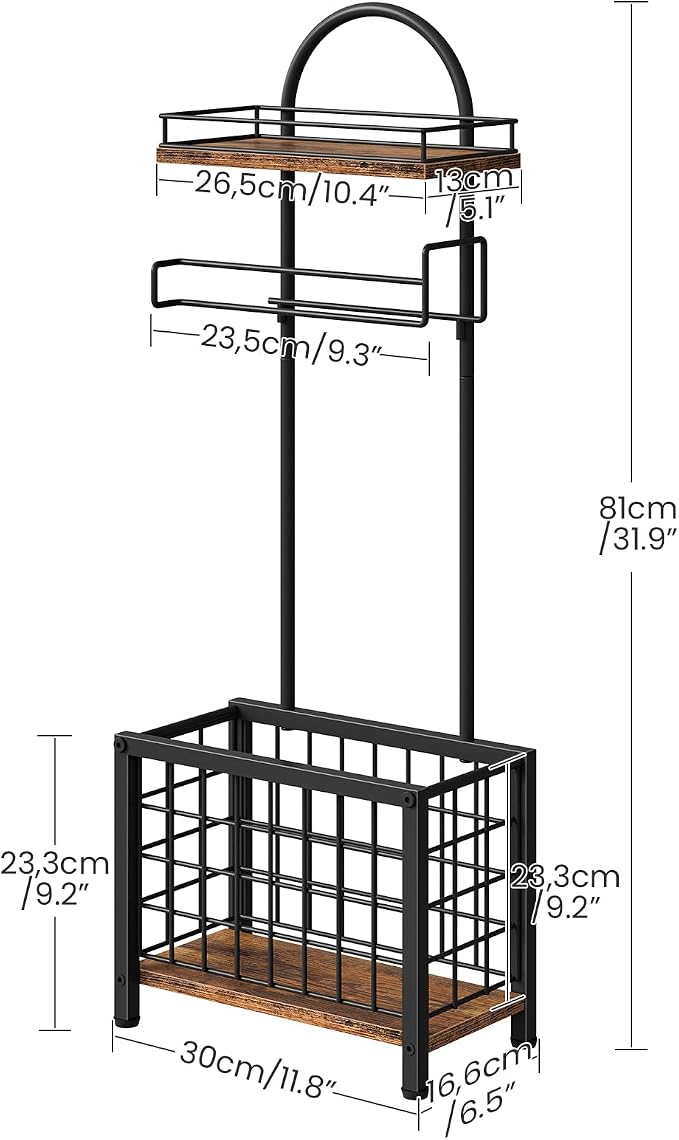 Toilet Paper Holder Stand, Freestanding Toilet Paper Holder - Image 7