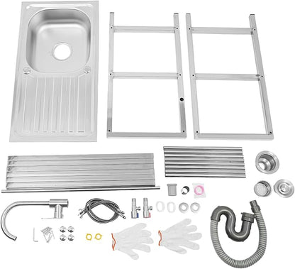 30" Stainless Steel Sink Kitchen Utility Sink - Image 9