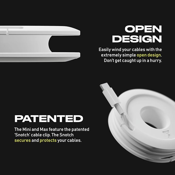 Side Winder Mini and Max Headphone, Earbud and Charging Cable Winder and - Image 5