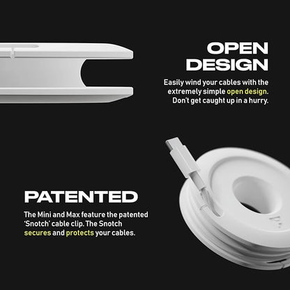 Side Winder Mini and Max Headphone, Earbud and Charging Cable Winder and - Image 5