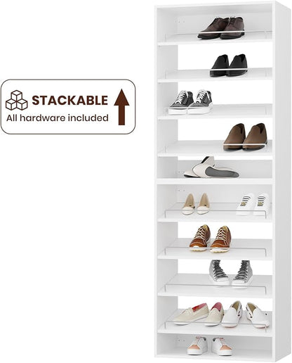 ROOMTEC 31.5" Shoe Shelf Short Tower Closet Unit, Modular Closet System - Image 7