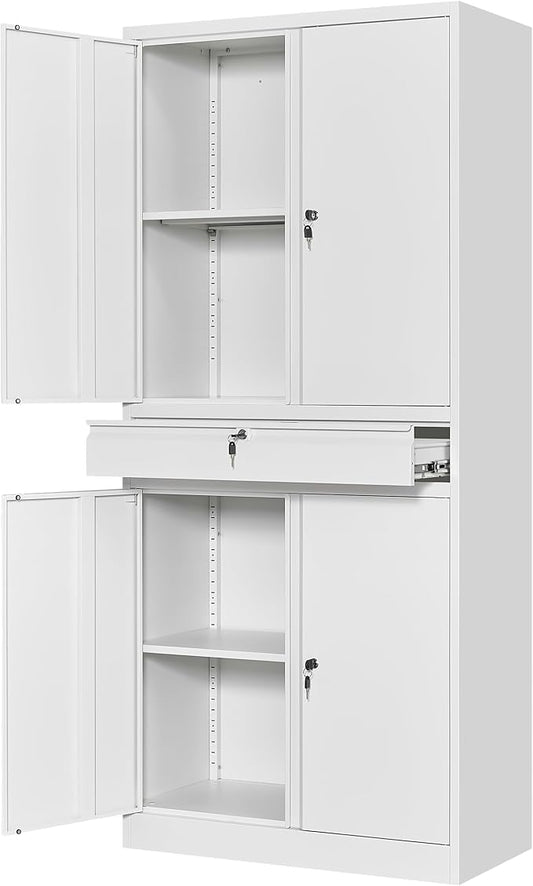 Yizosh Metal Garage Storage Cabinet by Yizosh