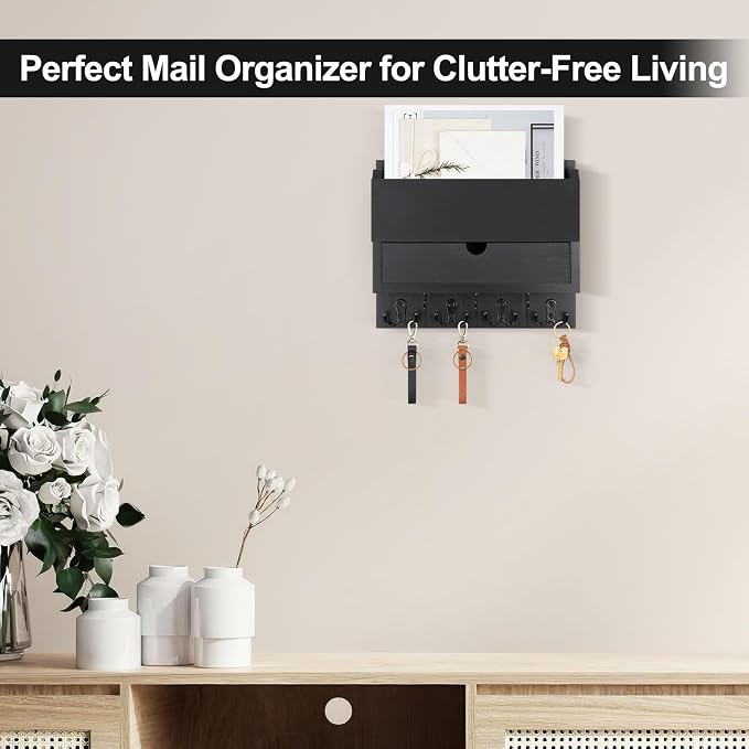 Mail and Key Holder Wall Mount - Image 2