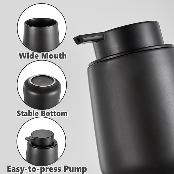 Matte Black Bathroom Accessory Set - Image 3