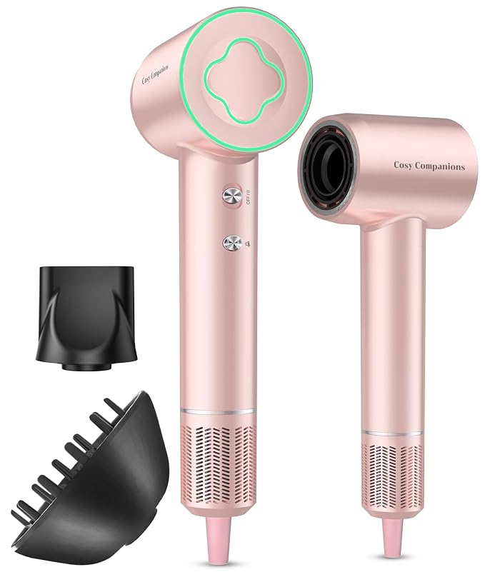Hair Dryer - 150000 RPM High-Speed Brushless Motor Negative Ionic Blow Dryer by CosyCompanions