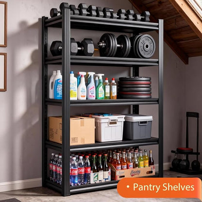 Heavy Duty Storage Shelves Unit, Adjustable Metal Garage Shelving, 3500LBS - Image 8