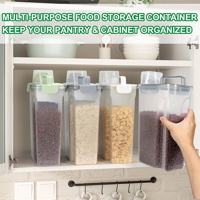 TBMax Rice Container 10 Lbs, Cereal Container Oatmeal Storage, Airtight Food - Image 5