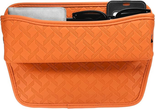 HARFINGTON Car Seat Gap Filler Organizer 11.5 x 8 x 2.1 Inch Leather Universal by HARFINGTON