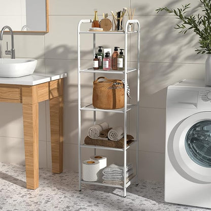 MAX Houser Storage Rack with Shelf, Industrial Style Extendable Plant Stand - Image 4