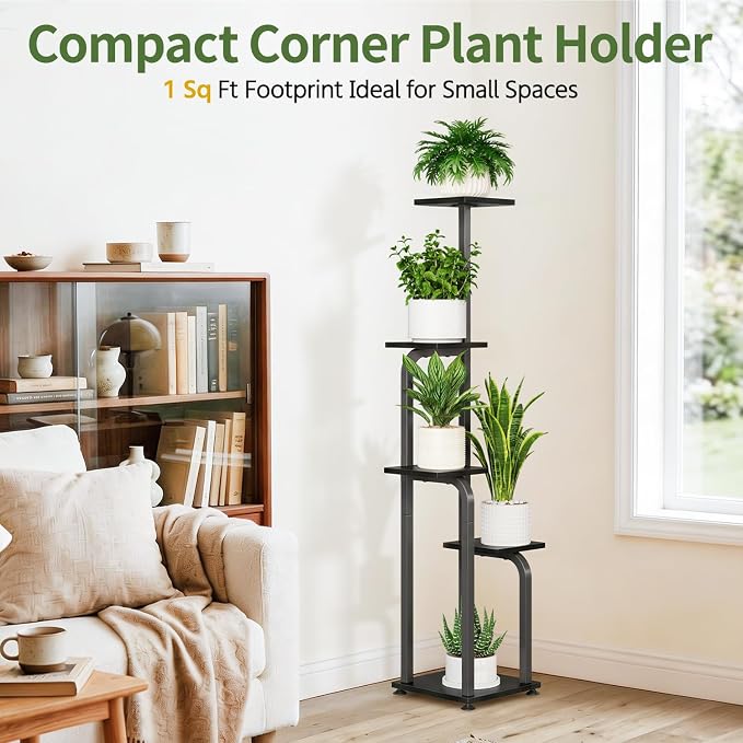LASZOLA 5 Tiered Plant Stand Tall - Image 5