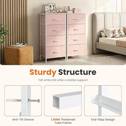 Sweetcrispy Nightstand Small Bedroom Dresser - Image 7