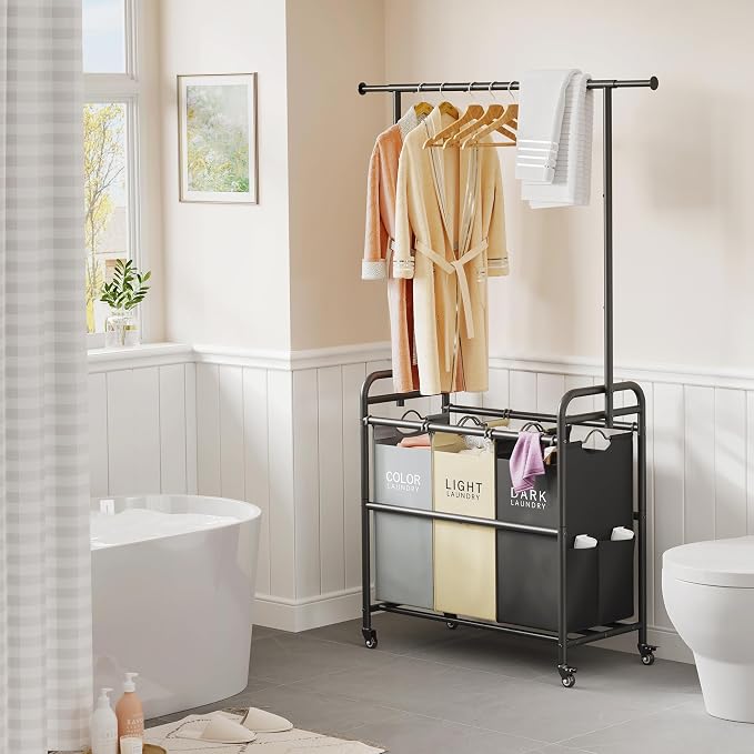 Tajsoon Laundry Sorter Cart - Image 5