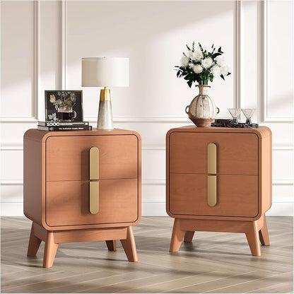 Night Stand Set 2, Mid Century Modern Bedside Table by Joinice