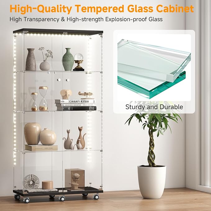Tempered Glass Display Cabinet - Image 6