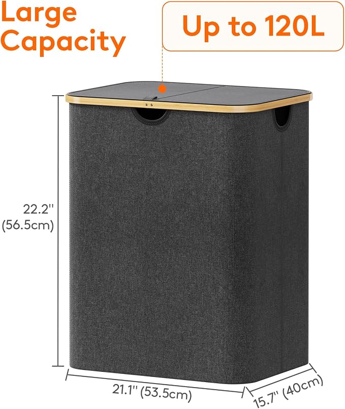 Lifewit 120L Laundry Basket - Image 4