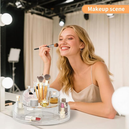 360° Rotating Makeup Organizer - Image 4