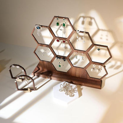 GemeShou hexagonal jewelry earring display stands - Image 8