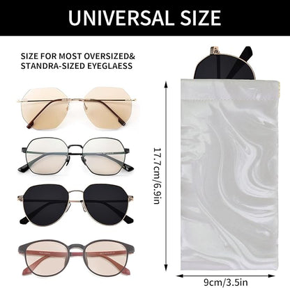Double Eyeglass Case Soft Dual Glasses Case - Image 2