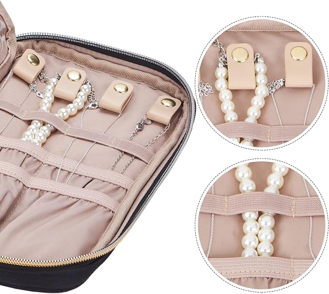 NISHEL Travel Jewelry Case, Holiday Organizer - Image 4
