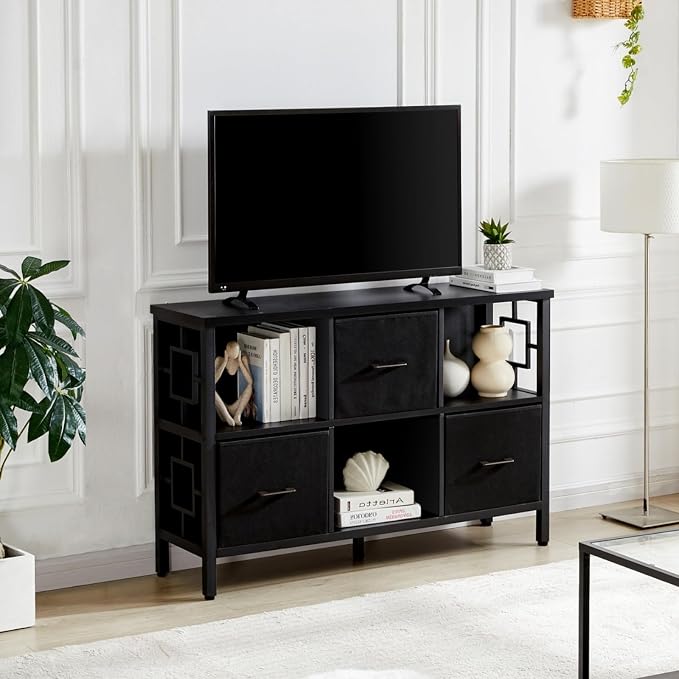HOMISSUE 6 Cube Storage Organizer Shelf, Rustic Short Bookshelf - Image 7