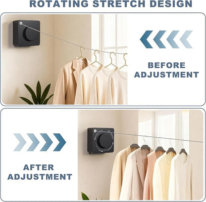 Retractable Clothesline Indoor, Non-Sagging Stainless Steel Clothes Line - Image 4