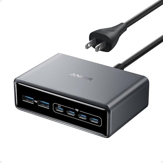 Anker Prime Charging Station, 200W 6-Port GaN Desktop Charger | Fast Charging by Unknown