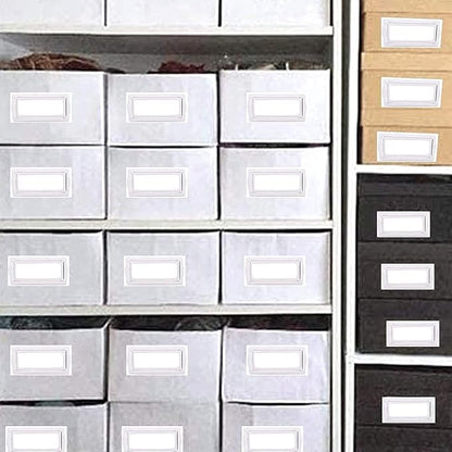 Self Adhesive Metal Bookplates for Books Cards 10Pcs Horizontal Clip Label | - Image 5