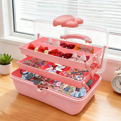 3-Tier Lockable Hair Accessories Organizer - Image 2