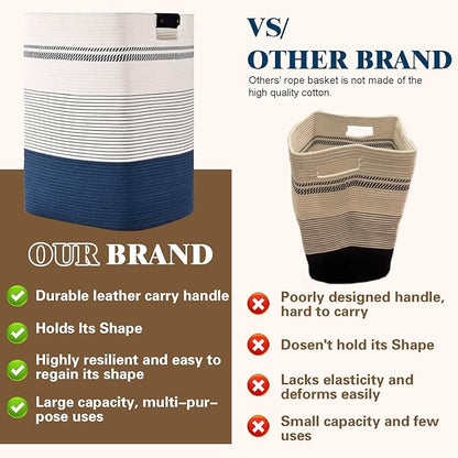 Laundry Hamper, 95L Tall Laundry Basket - Image 5