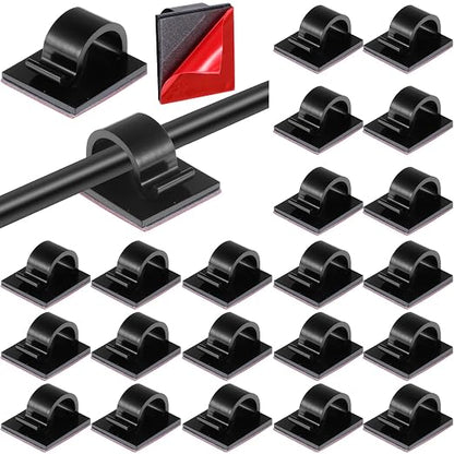 Namalu 60 Pieces Mini Cable Clips Hooks Christmas Light Clips Self Adhesive by Namalu