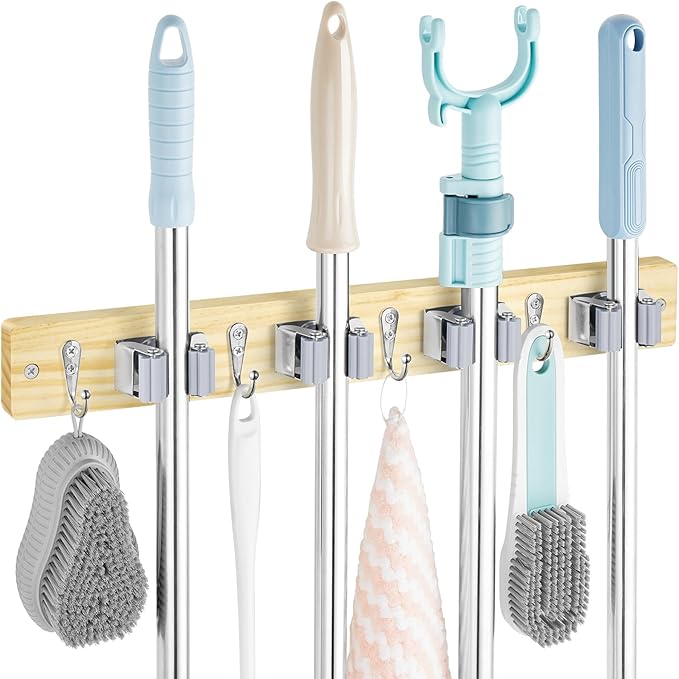 Mop and Broom Holder Wall Mount by OUTNILI