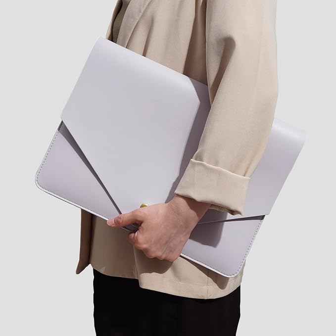 PU Leather Laptop Sleeve Compatible - Image 4
