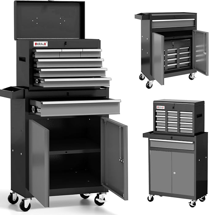 Tool Chest 7-Drawer | 40'' H Rolling Tool Chest by AIRAJ