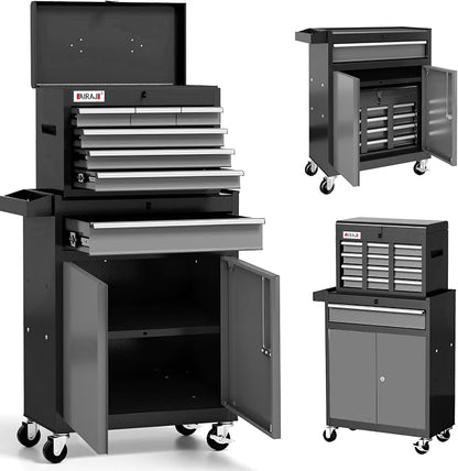 Tool Chest 7-Drawer | 40'' H Rolling Tool Chest by AIRAJ