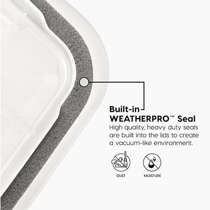 IRIS USA 106 Quart WEATHERPRO Wheeled Plastic Storage Bin Tote Organizing - Image 9