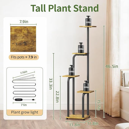 LASZOLA 5 Tiered Plant Stand Tall - Image 5