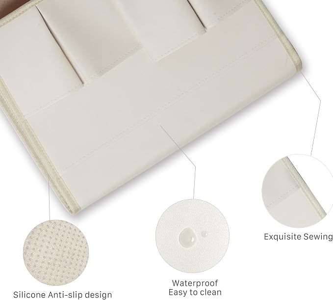 PU Leather Sofa Armrest Organizer, Armchair Magazine Holders, Waterproof Remote - Image 2