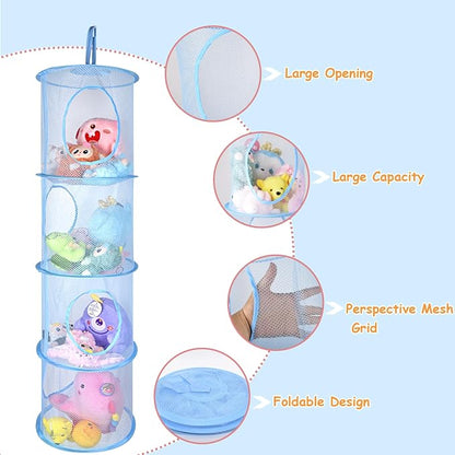 ChezMax Hanging Mesh Stuffed Animal Storage - Image 4
