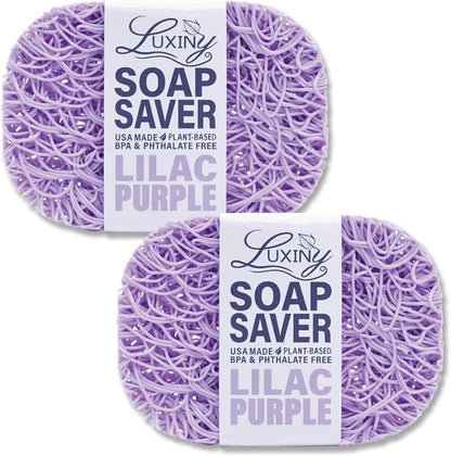 Soap Savers for bar soap, American Made by Luxiny, Lifts Soap in Soap Dishes & by Luxiny