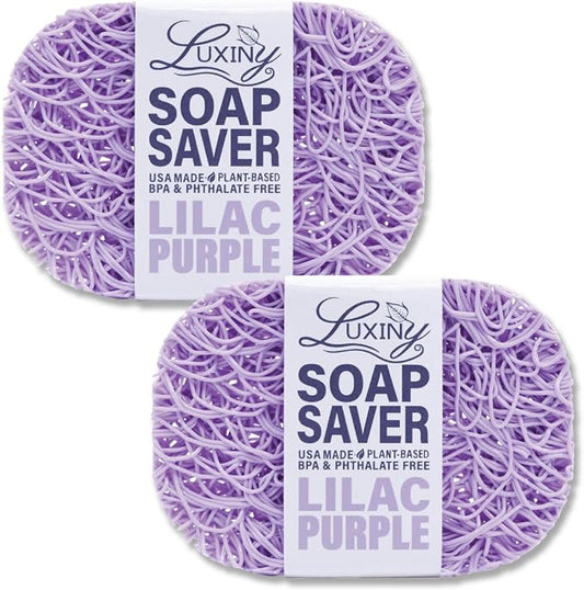 Soap Savers for bar soap, American Made by Luxiny, Lifts Soap in Soap Dishes & by Luxiny