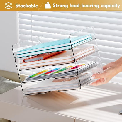 YKLSLH 4 Trays Paper Organizer Letter Tray - Image 6