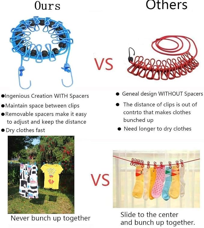 1 Pack Portable Clothesline - Image 7