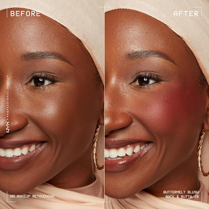 NYX PROFESSIONAL MAKEUP Buttermelt Powder Blush, Fade and Transfer-Resistant - Image 3