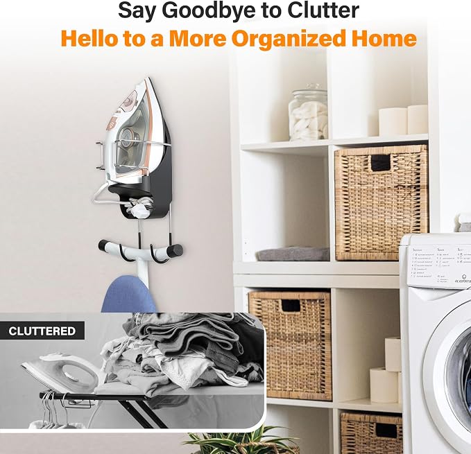 Alpinista Ironing Board Hanger, Ironing Board Holder Wall Mount | Laundry Rooms - Image 6