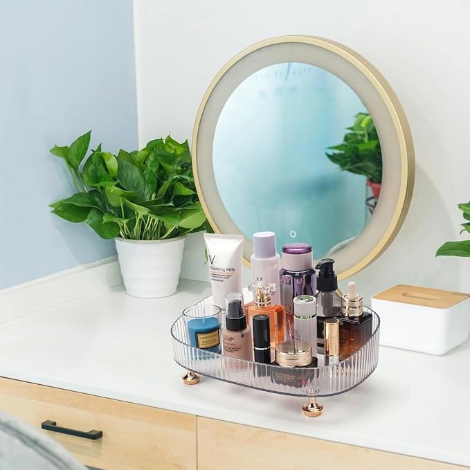 CESTATIVO Makeup Perfume Organizer, Bathroom Vanity Tray, Decorative Dresser - Image 4