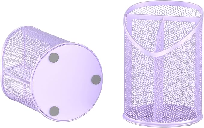 2 Pack Pen Holder Mesh Round Pencil - Image 3