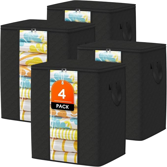 SpaceTrove Clothes Storage Bags, 80L Large Capacity Containers by Unknown