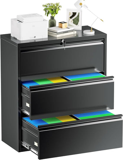 Bonusall 3 Drawer Lateral File Cabinet by BONUSALL